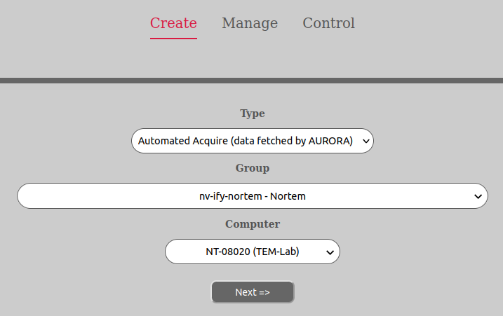 Create Dataset Options