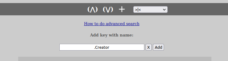 Add key to AND-group