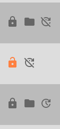 Manage Datasets Status Icons