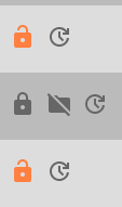 Manage Dataset Status Icons Alternative